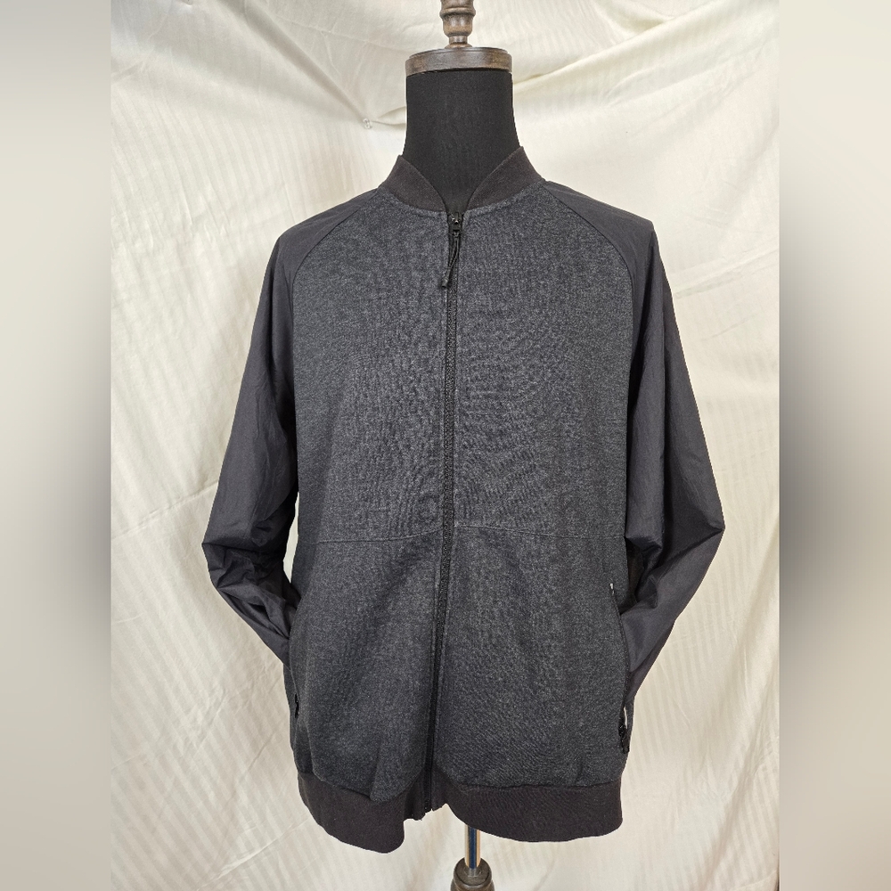 MJA Sports Black Zip-Up Jacket. TL